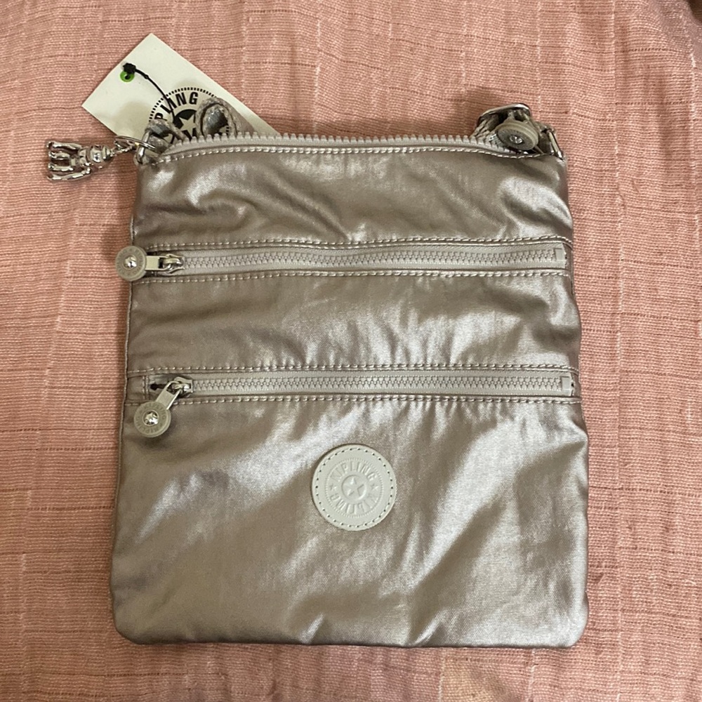 Kipling silver/ grey purse